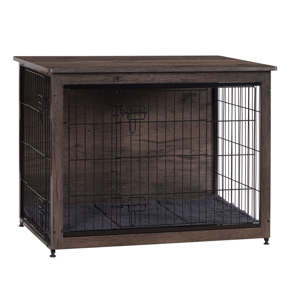Dwanton: caja para perro con doble puerta, ideal como mueble práctico para sala