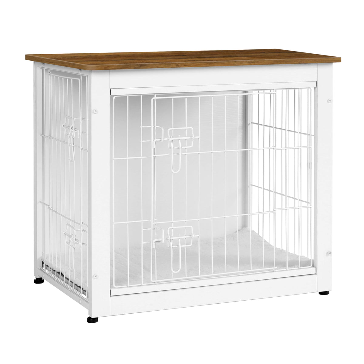 Dwanton caja para perros con puerta doble, ideal para uso diario en casa.