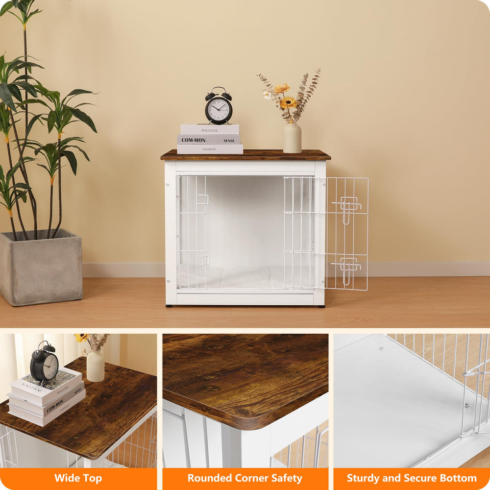 Dwanton construcción de madera y alambre, duradera