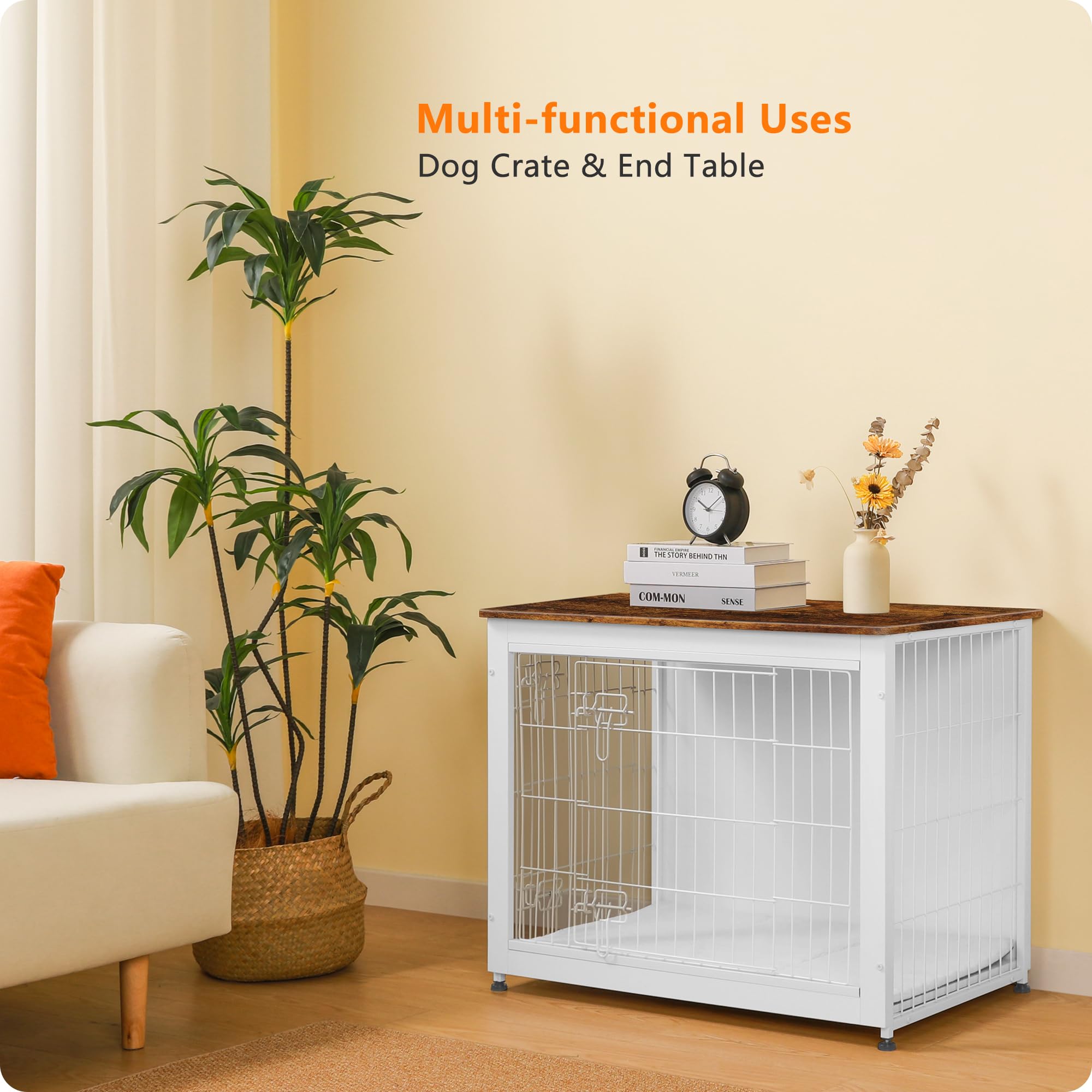 Dwanton jaula-mueble con materiales resistentes para durabilidad a largo plazo.