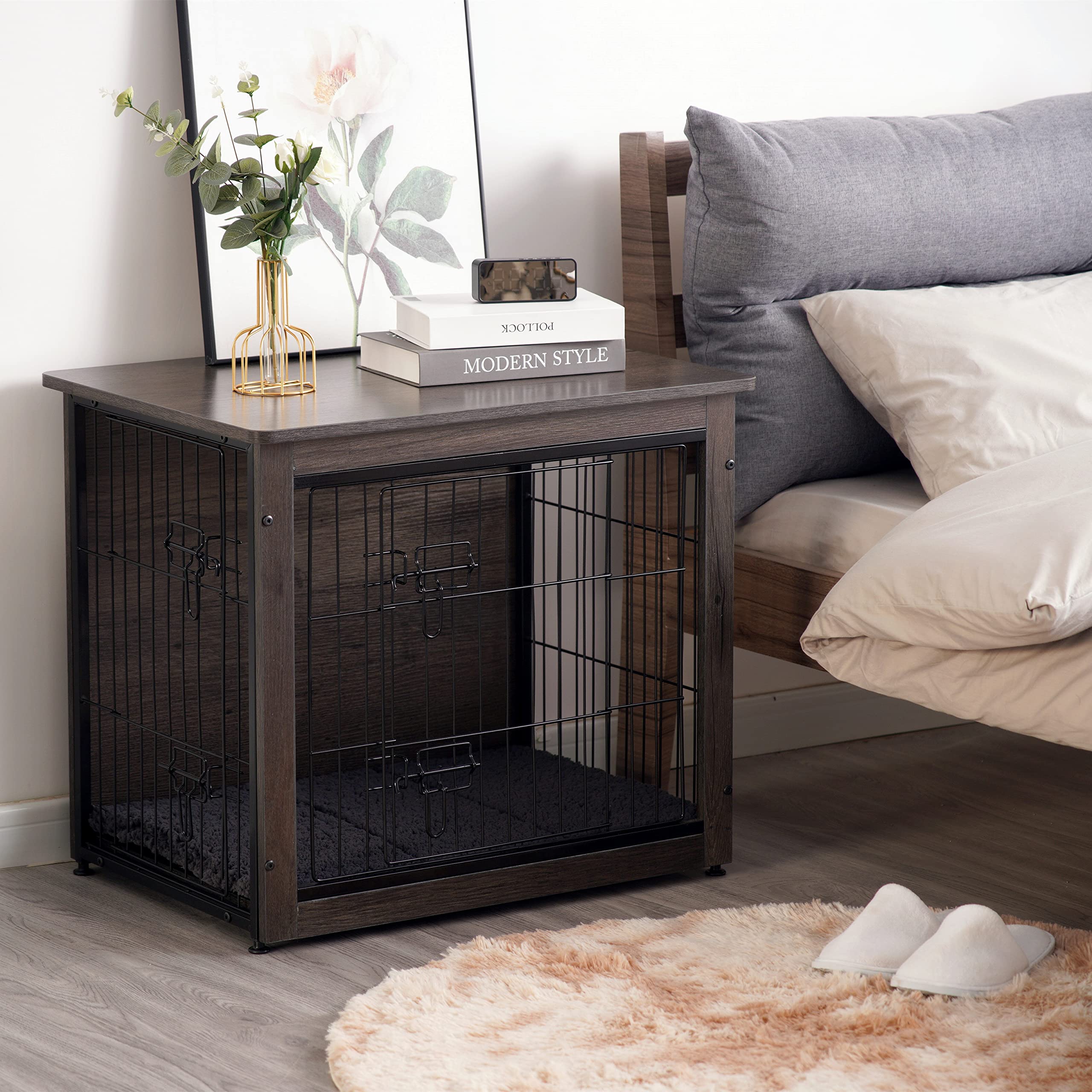 Dwanton jaula-mueble pies ajustables para suelos irregulares