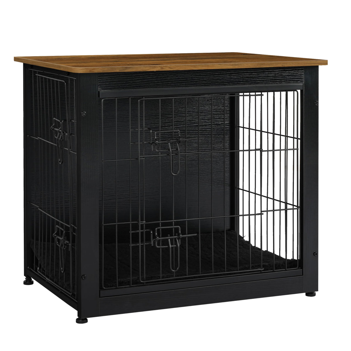 Dwanton jaula para perro con cojín, ideal para descanso cómodo en interiores.