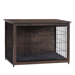 Dwanton jaula para perro con doble puertas, acceso cómodo y seguro.