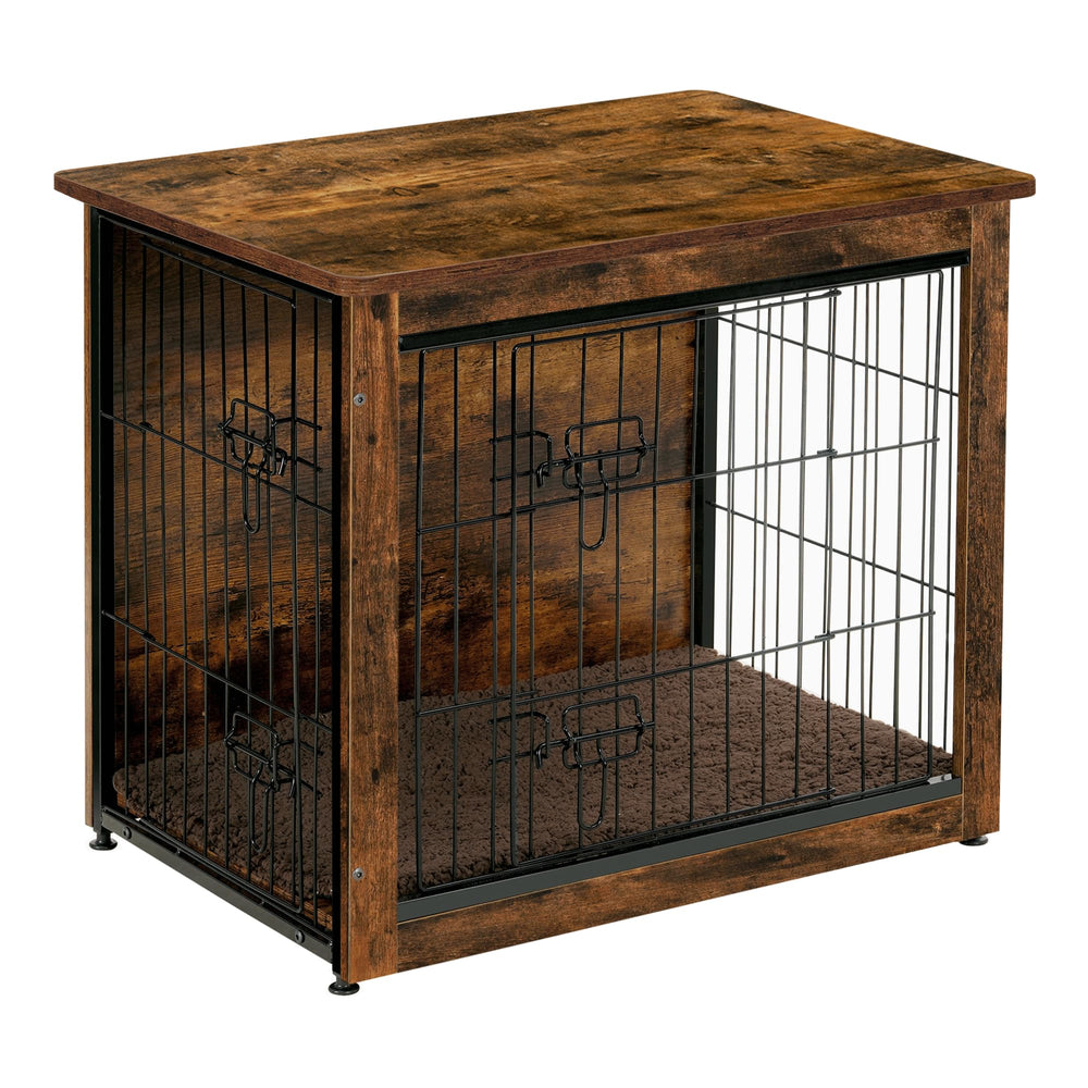 Dwanton mueble-jaula-perro-asiento: jaula estable para descansar junto al sofá.