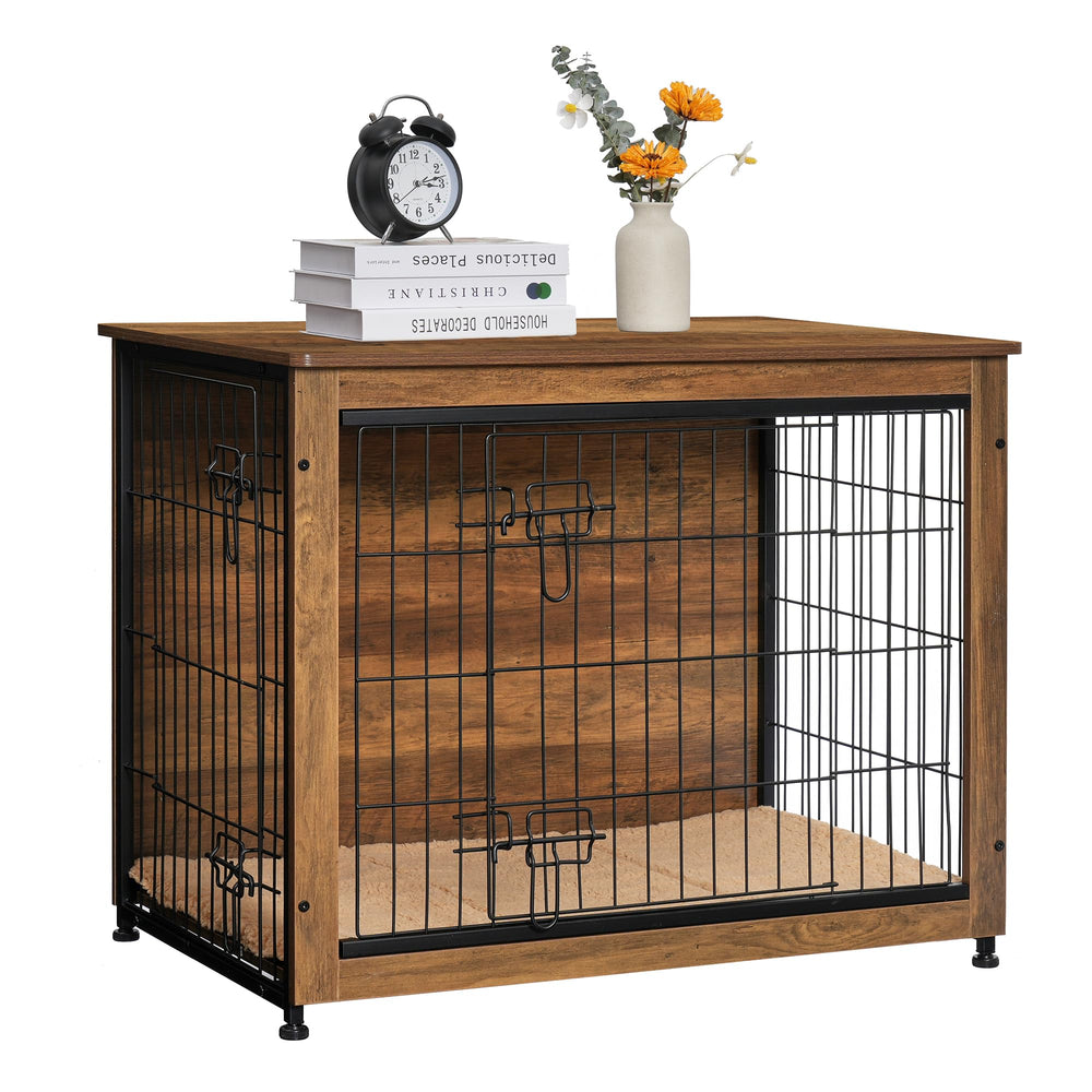 Dwanton mueble interior para perros con superficie superior estable