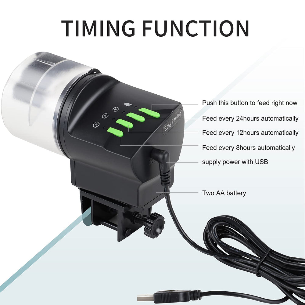 DXOPHIEX alimentador automático para tanque con tapa, fijación estable
