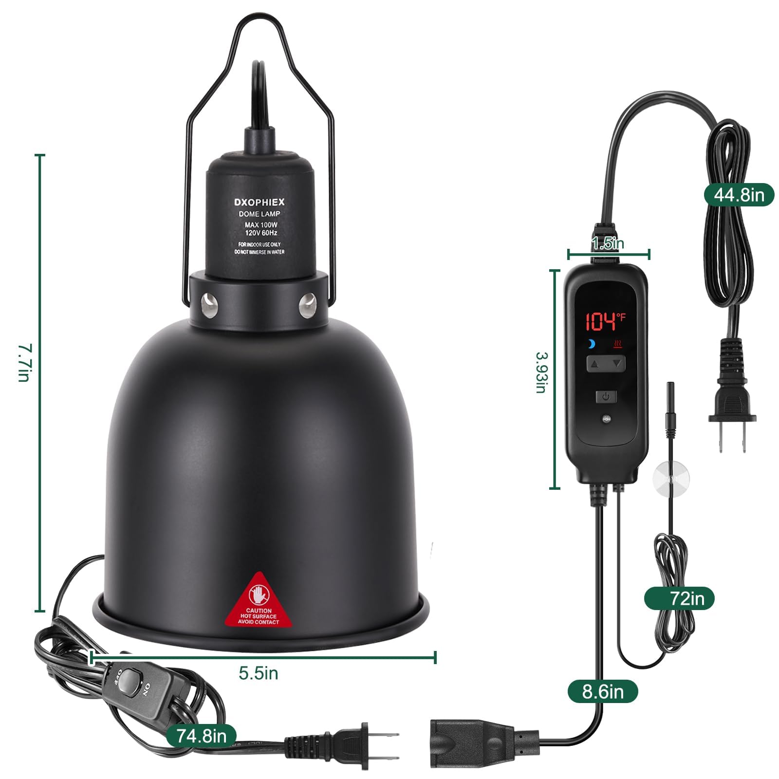 DXOPHIEX compatibilidad con E26 y 100W para bombillas versátiles