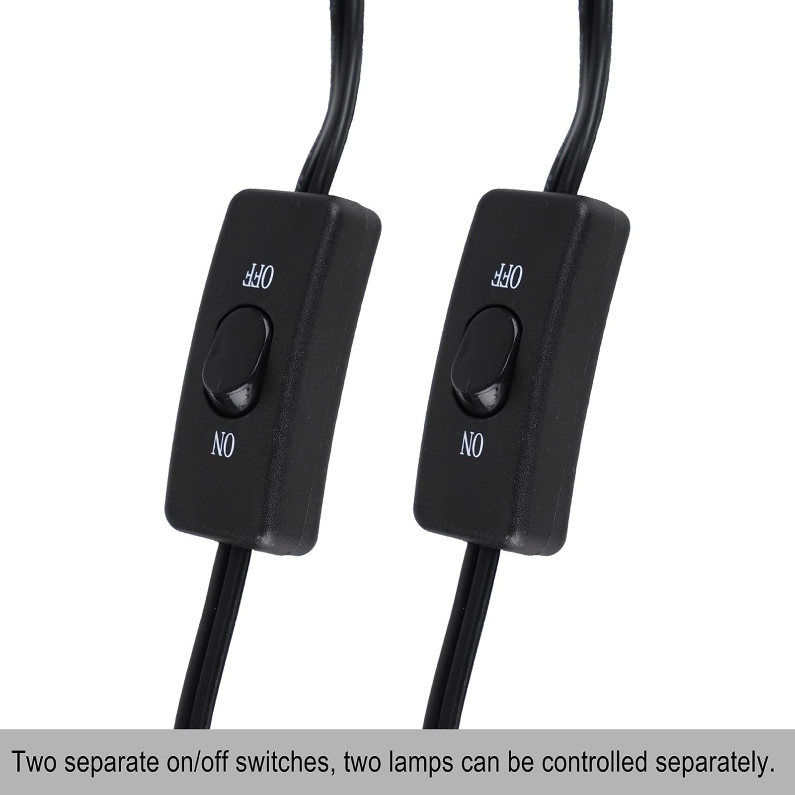dxophiex conmutadores independientes dos luces, control sencillo de iluminación y calor