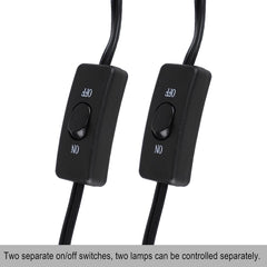 dxophiex conmutadores independientes dos luces, control sencillo de iluminación y calor