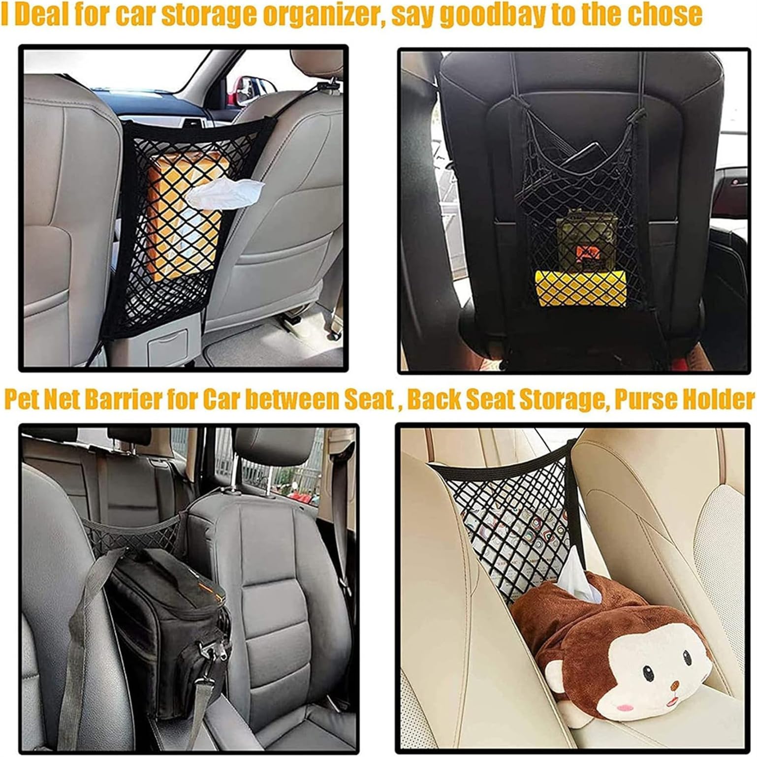 DYKESON barrera-de-seguridad-para-mascotas-coche, diseño espacioso y resistente.