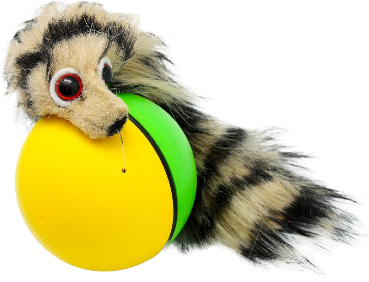 D.Y. Toy Pelota hurón rodante para mascotas, fomenta juego activo y atención en casa