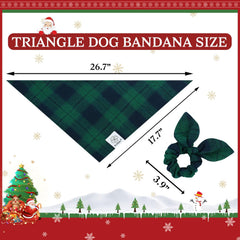 Bandana ligera de E-Clover para perro, tela suave y transpirable.