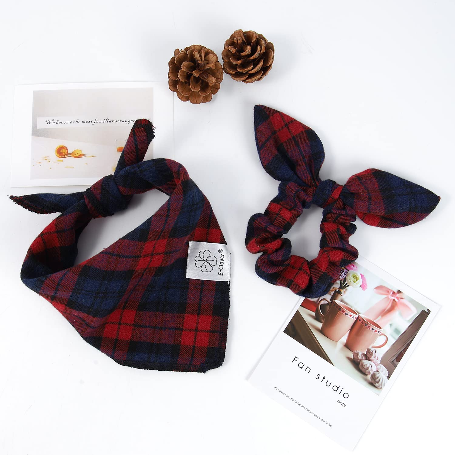 Bandana para fotos festivas, perfecta para looks coordinados.
