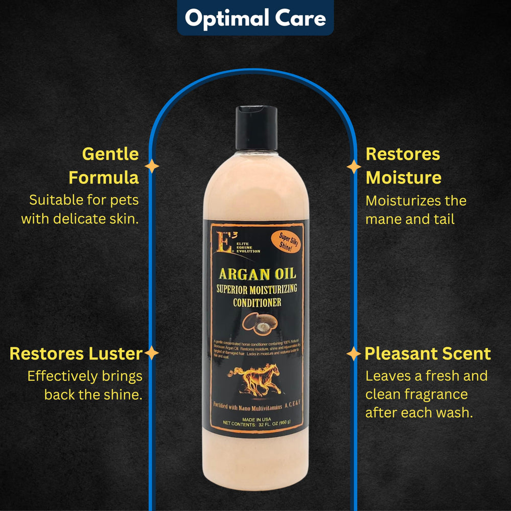 Aplicación manual con E3 Aceite Argán, cabello suave y manejable.