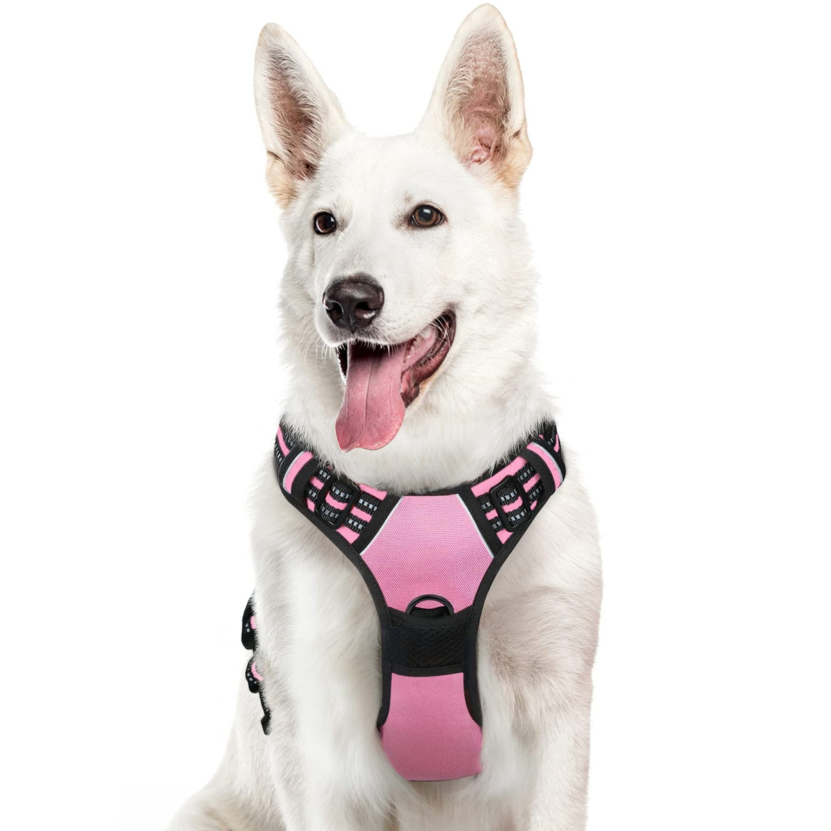Arnés Eagloo para perro grande sin tirones con anilla frontal para entrenamiento suave.