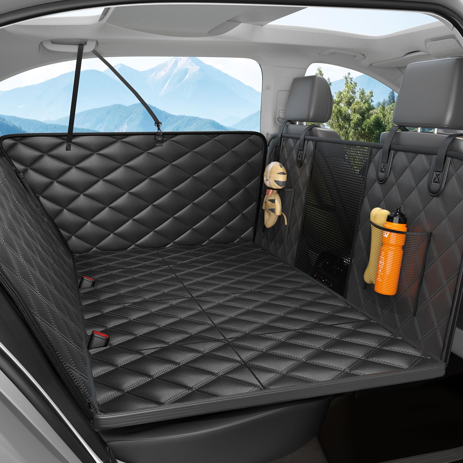 Funda Eamefia para asiento trasero con base dura protege los asientos