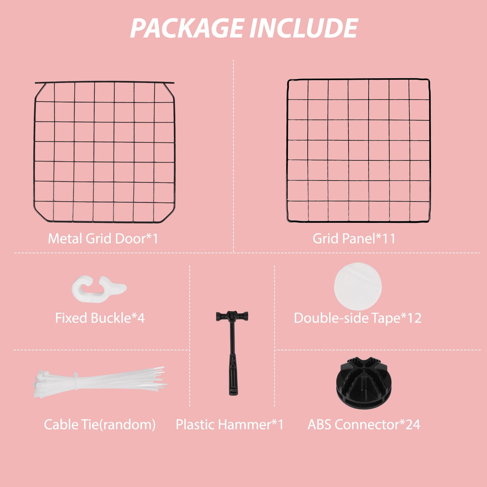 EAROND jaula multiuso para interior y exterior, ideal para mascotas pequeñas