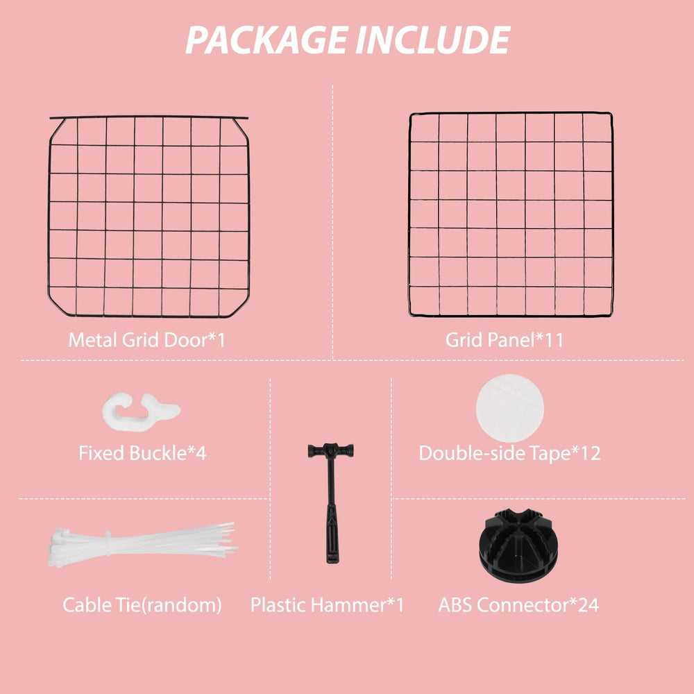 EAROND jaula multiuso para interior y exterior, ideal para mascotas pequeñas