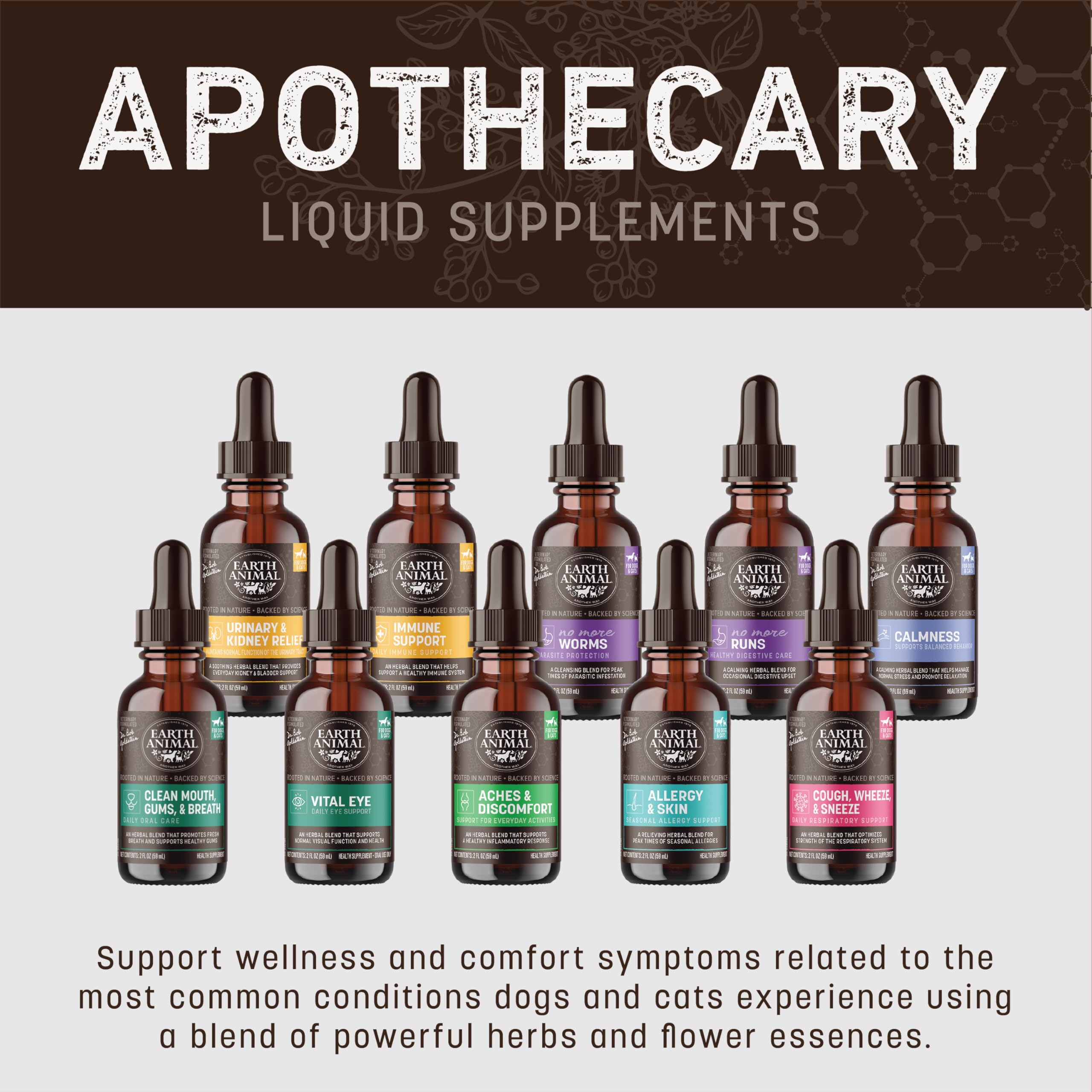 Earth Animal Apothecary productos de amor y cuidado para mascotas