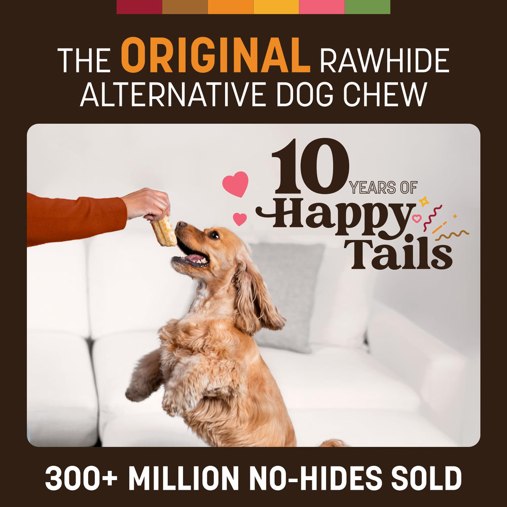 Earth Animal No Hide Chews, dos piezas por empaque para perros pequeños.