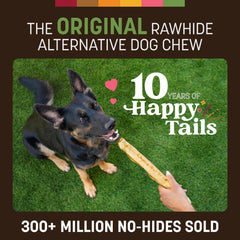 Earth Animal No Hide Chews: empaque sin olor para perros.
