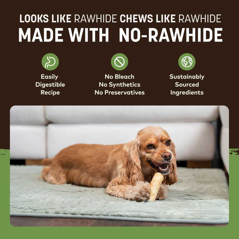 Earth Animal No Hide Chews hecho en EE. UU. con cerdo criado de forma humana
