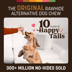 Earth Animal No Hide Chews, rollos de ciervo, ideal para perros pequeños activos en casa