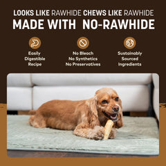 Earth Animal No Hide Chews, rollos para perros pequeños, ayuda a mantener ocupada la mordida
