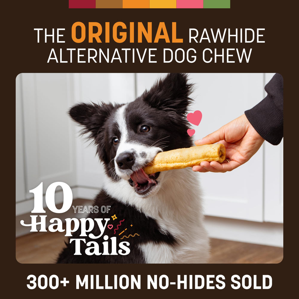 Earth Animal No Hide Chews: opción libre de cuero para perros activos.