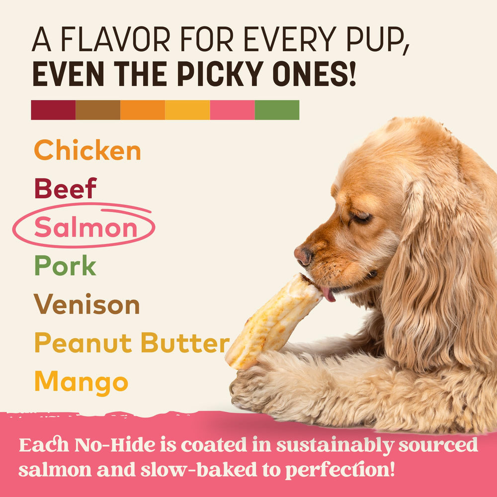 Earth Animal No Hide Chews opción saludable para perros pequeños, masticación prolongada.