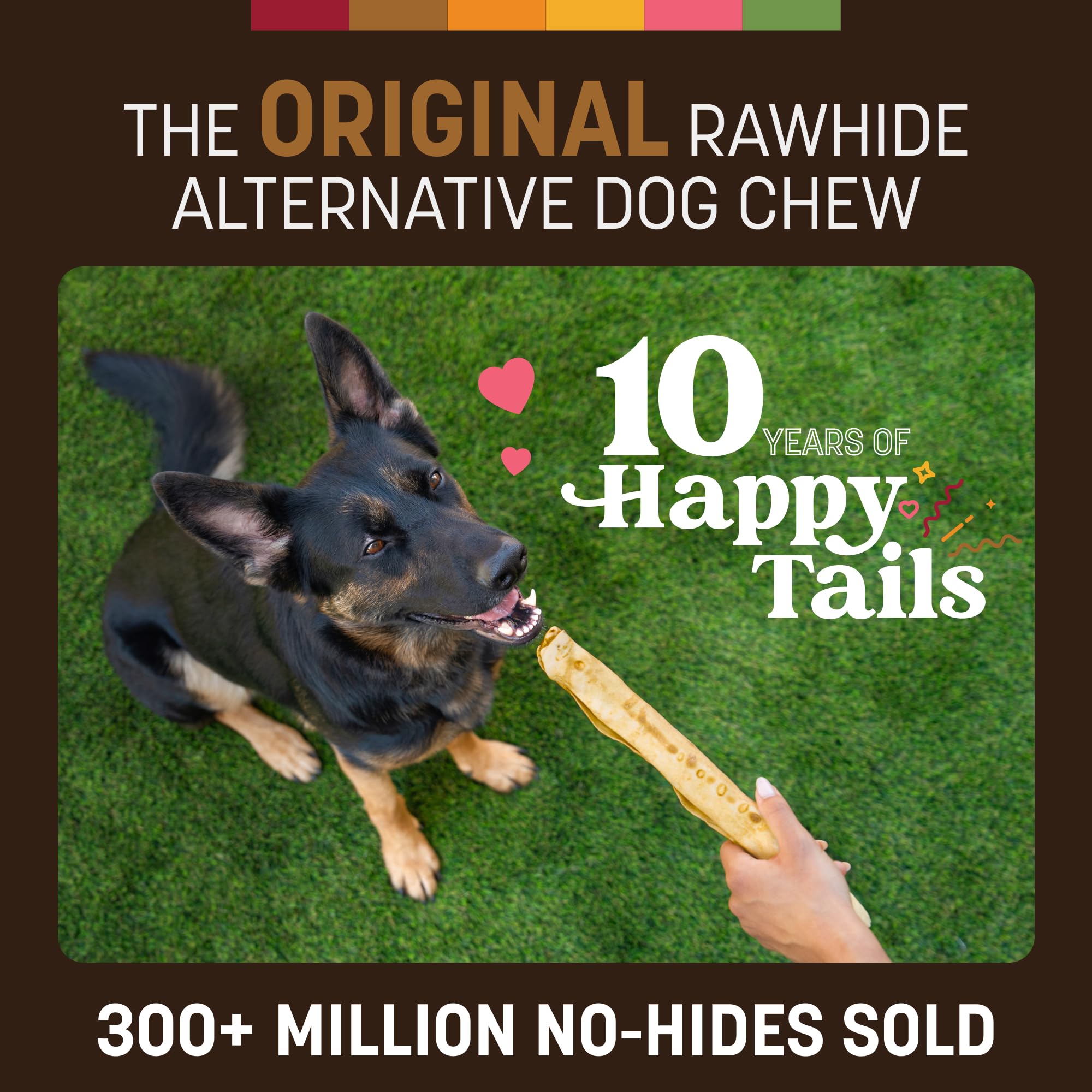 Earth Animal No Hide Chews empaque: almacenamiento fácil para el snack