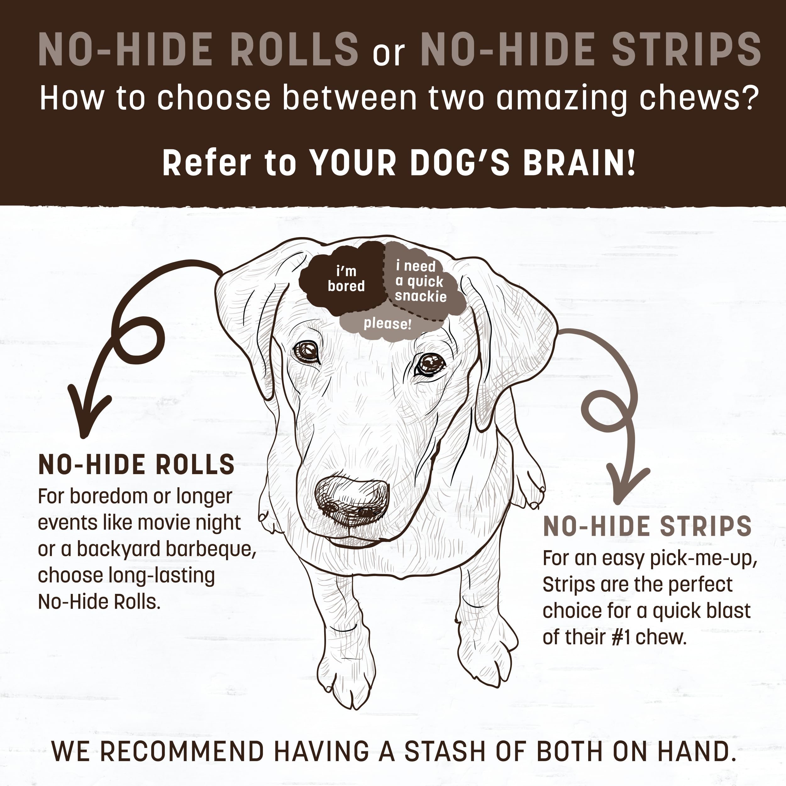 Earth Animal No Hide Rolls uso diario para perros de tamaño medio.