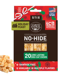 Earth Animal No Hide Stix: paquete de 20 unidades para perros pequeños.