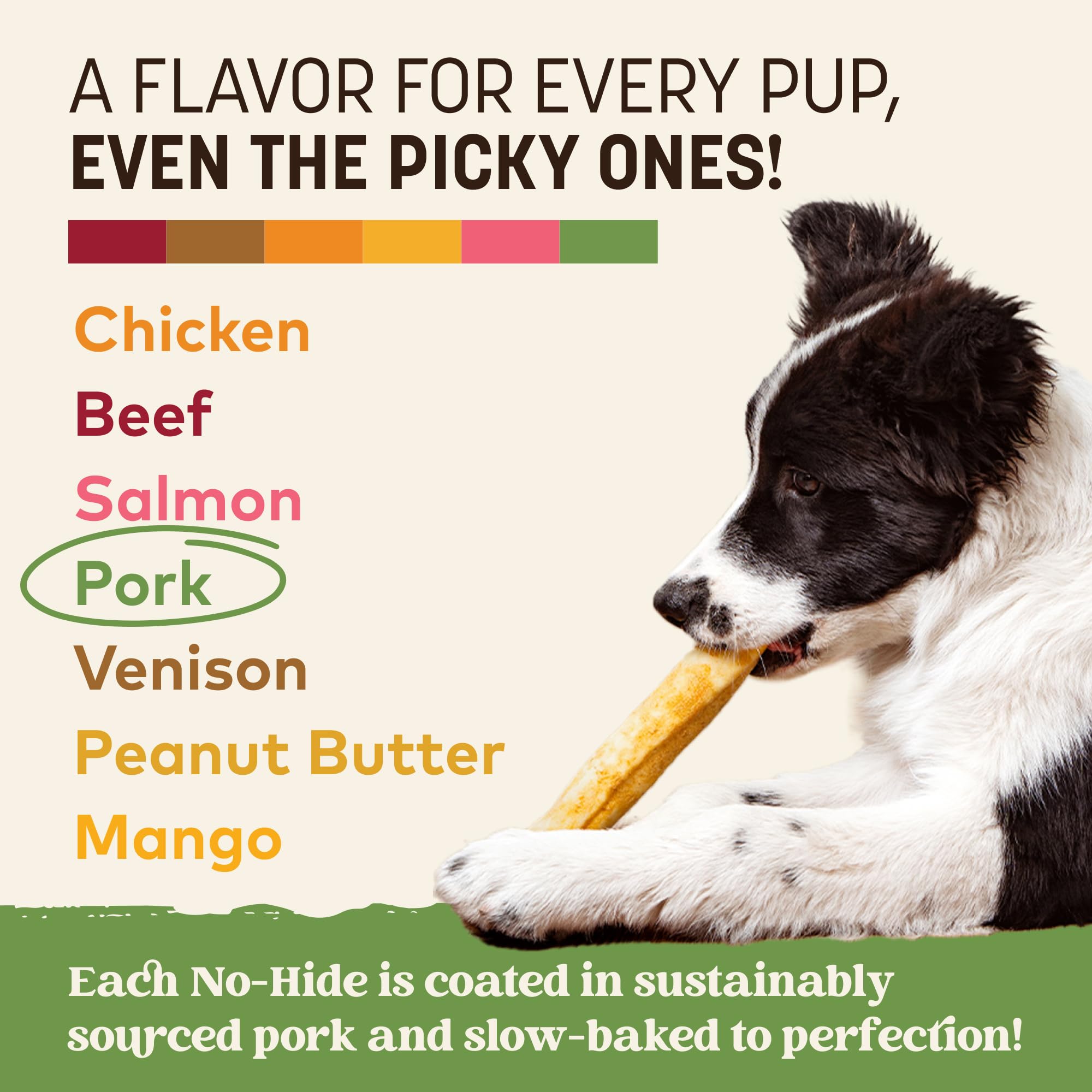 Earth Animal rollos sin cuero: masticación prolongada para perros.