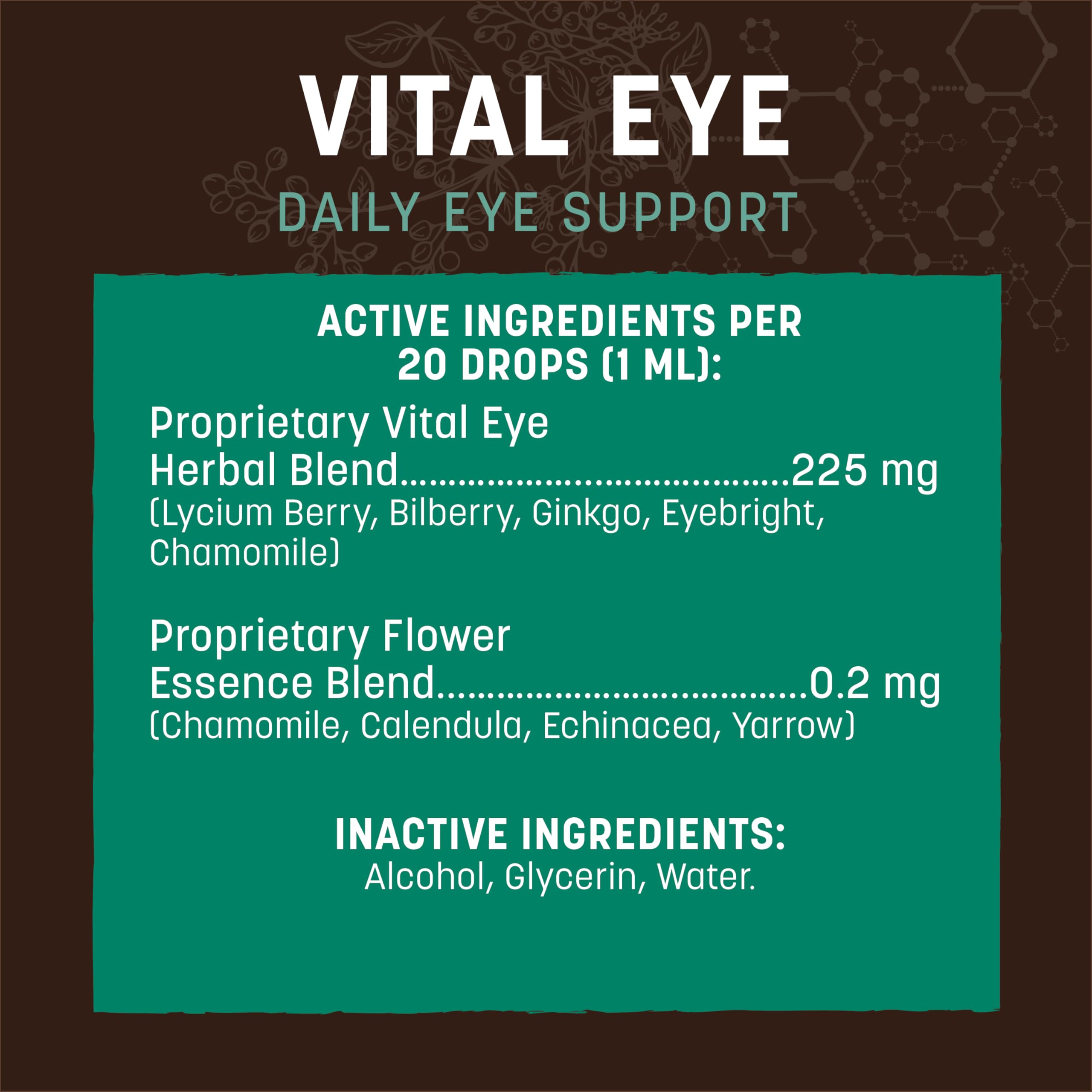 Earth Animal Vital Eye, aplicación oral segura para perros y gatos