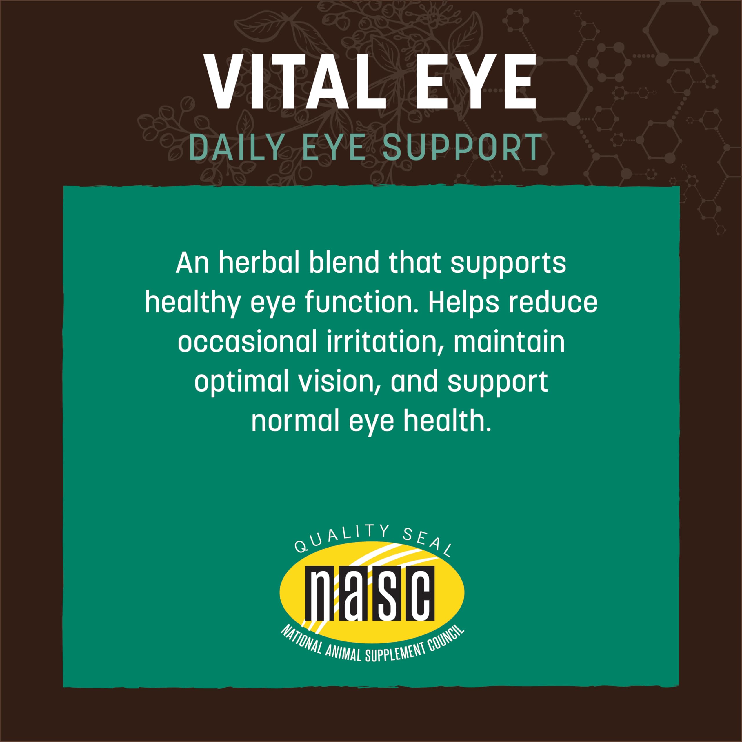 Vital Eye de Earth Animal, formulado por veterinario para consumo en casa