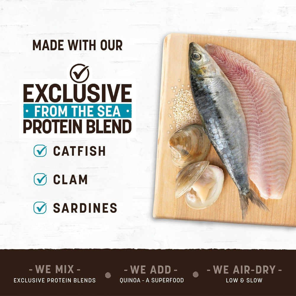 Earth Animal Wisdom: mariscos del mar, textura atractiva para perros selectos