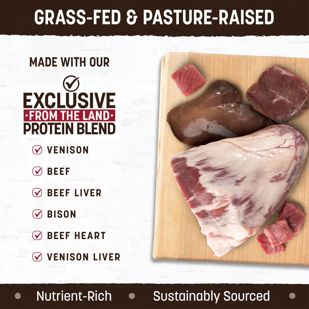 Earth Animal Wisdom carne de bisonte para proteína sostenible