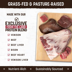 Earth Animal Wisdom carne de bisonte para proteína sostenible