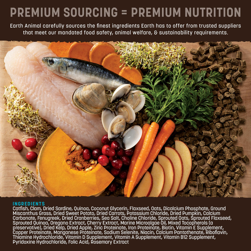 Earth Animal Wisdom, ingredientes naturales y granos antiguos, variedad nutricional para todas las edades.
