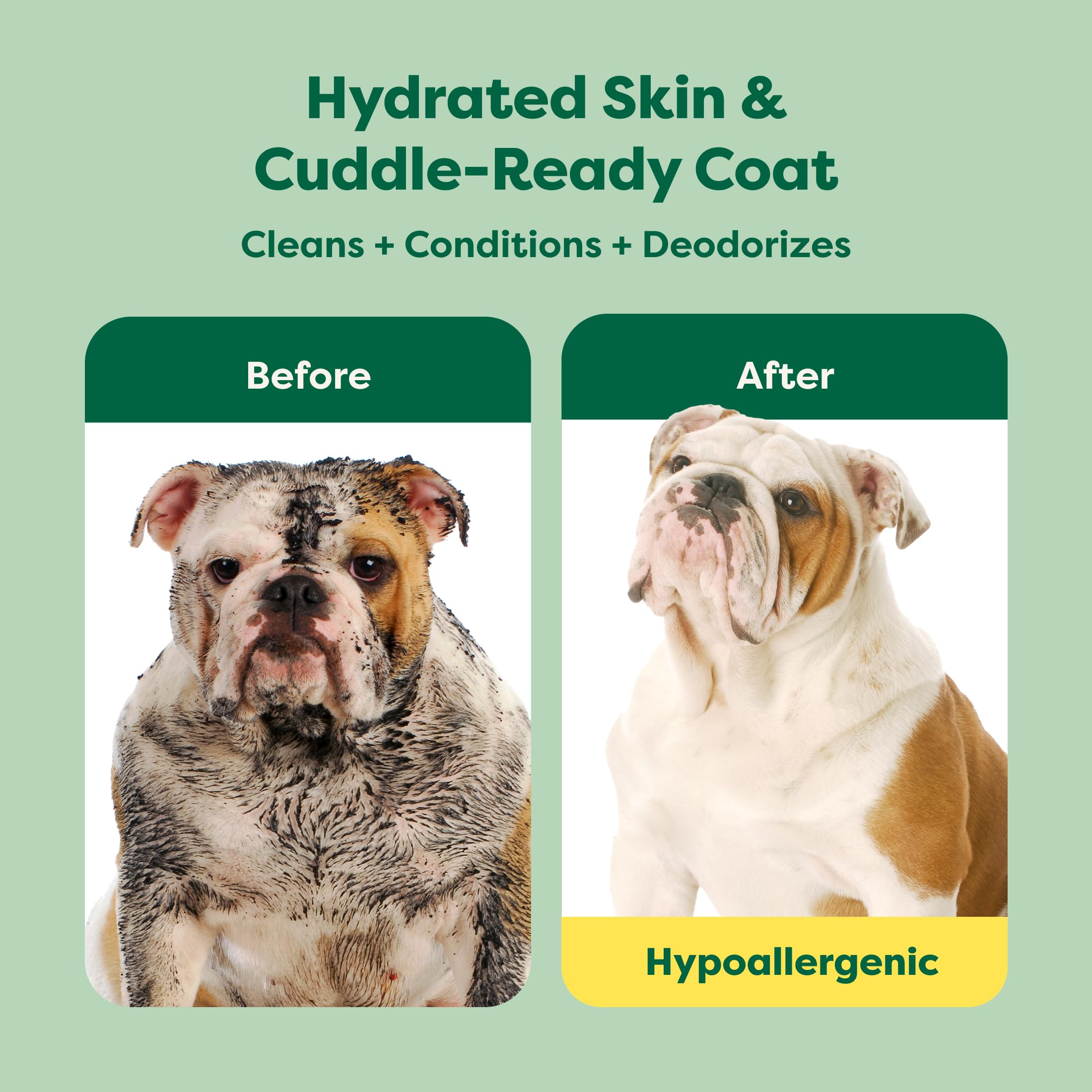 Earth Rated champú perro coat nutritivo para pelaje suave.
