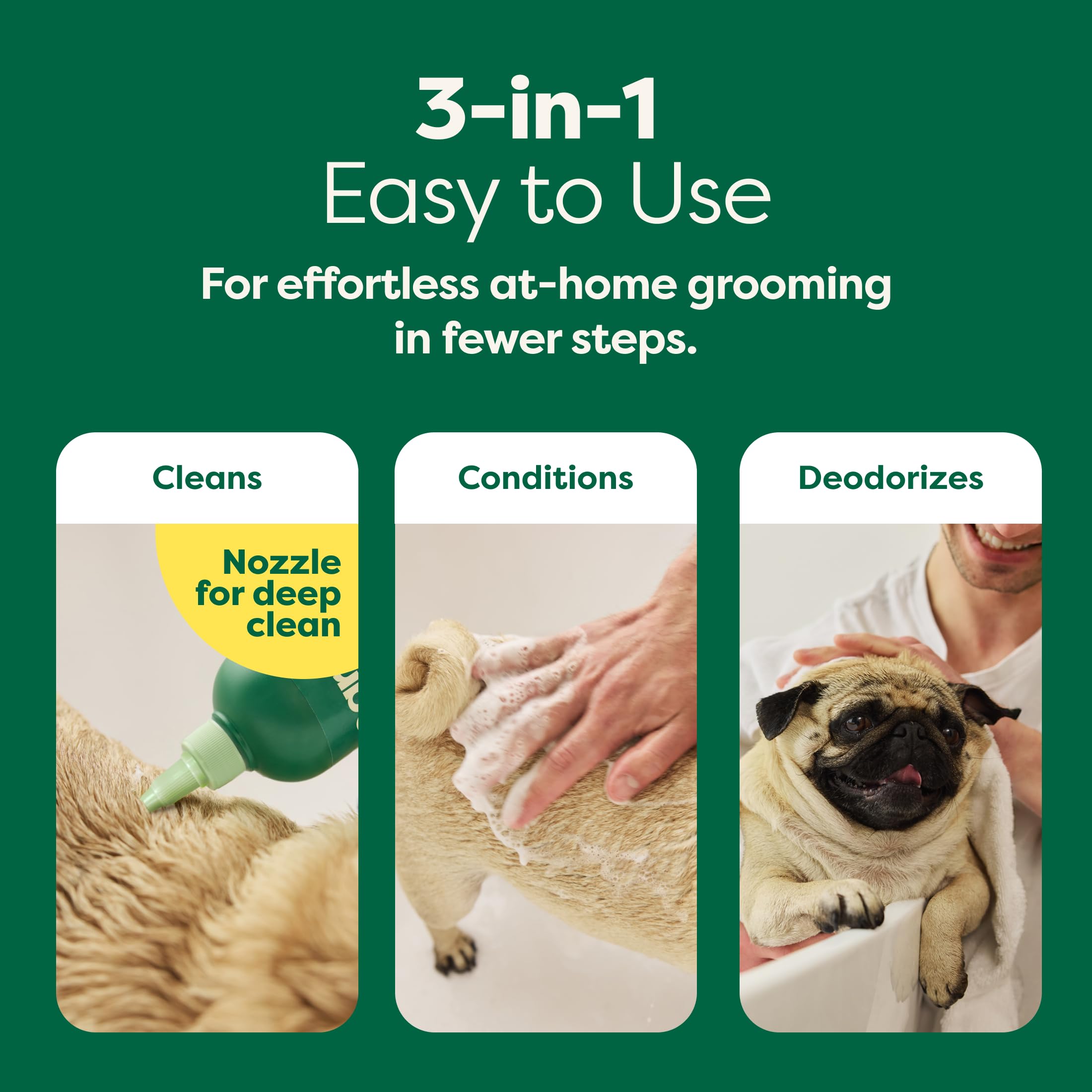 Earth Rated champú perro fórmula hipoalergénica para piel sensible.