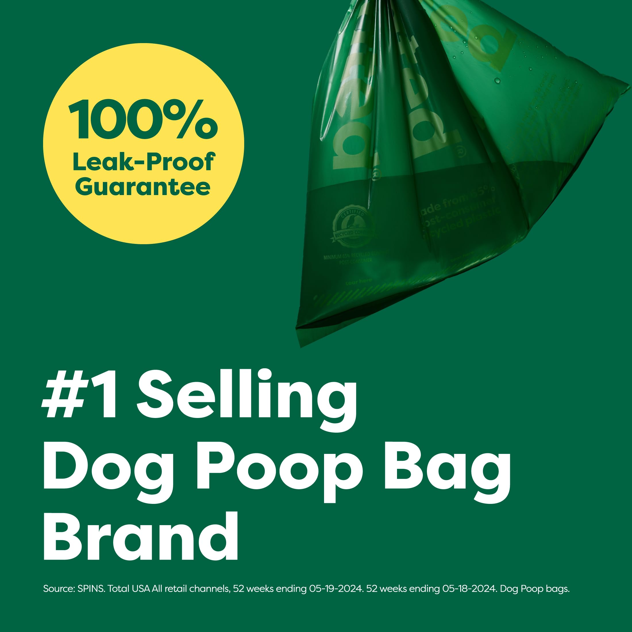 Earth Rated dispensador con bolsas de caca para fácil acceso