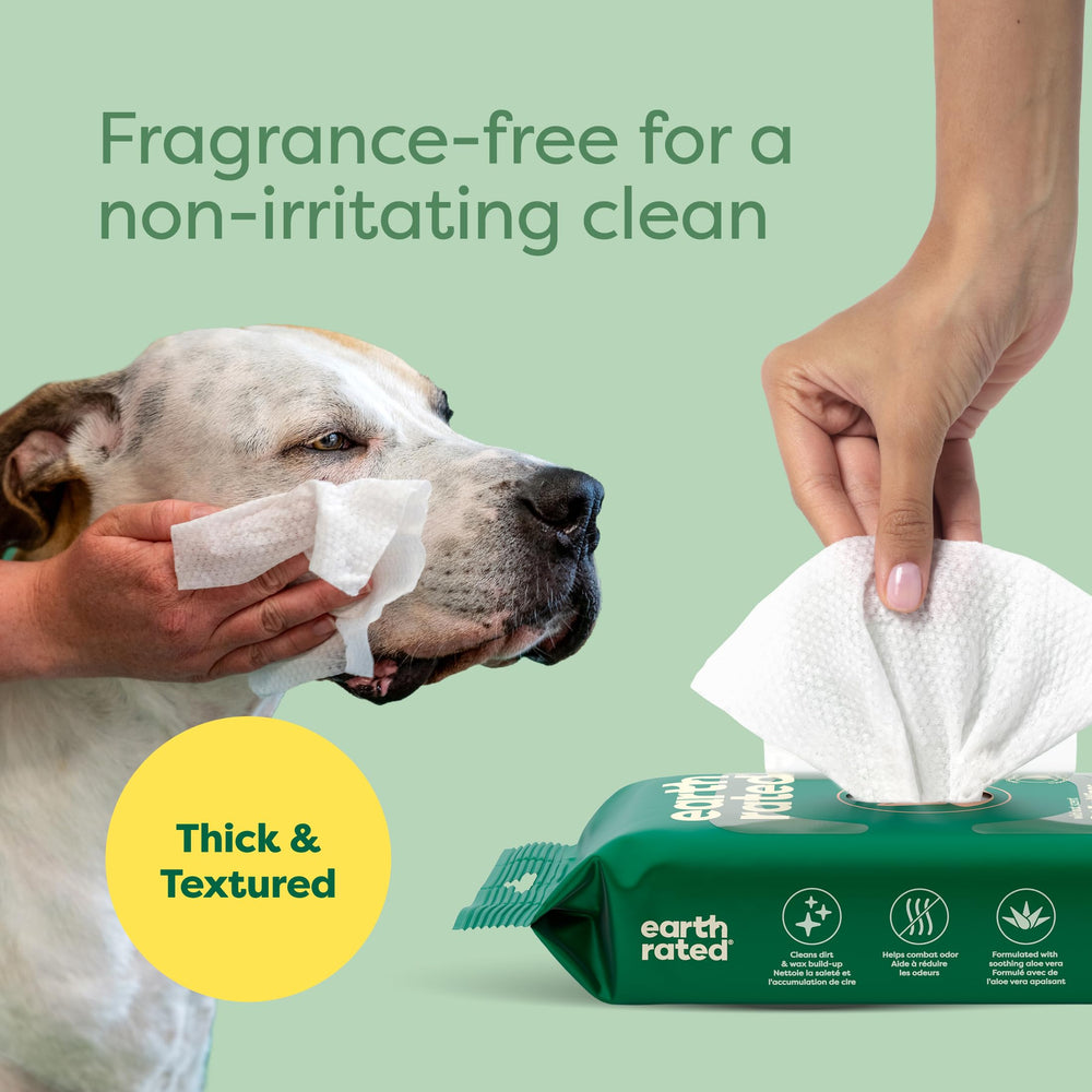 Earth Rated Eye Wipes hipoalergénicas para piel sensible alrededor de los ojos