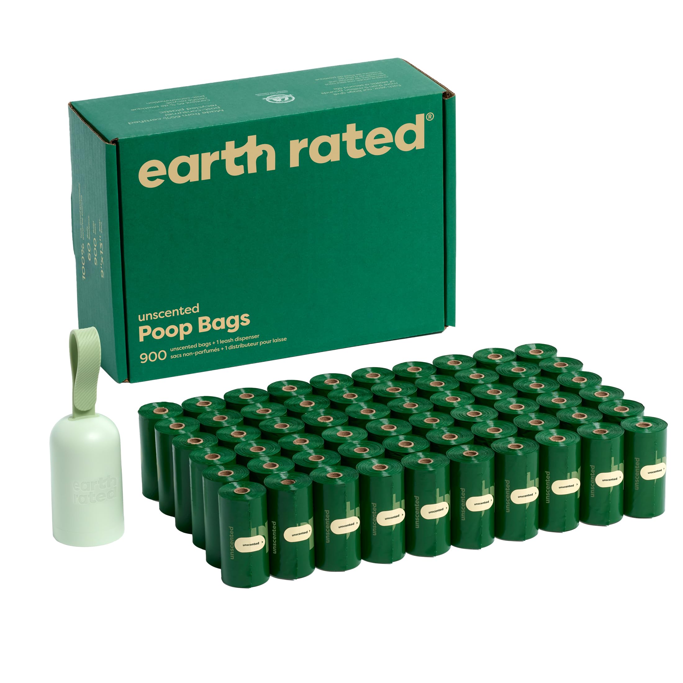 Earth Rated porta bolsas para perro, diseño duradero para paseos diarios