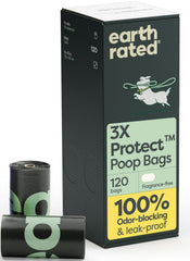 Earth Rated: rollos de bolsas para perros con bloqueo de olores para paseos.