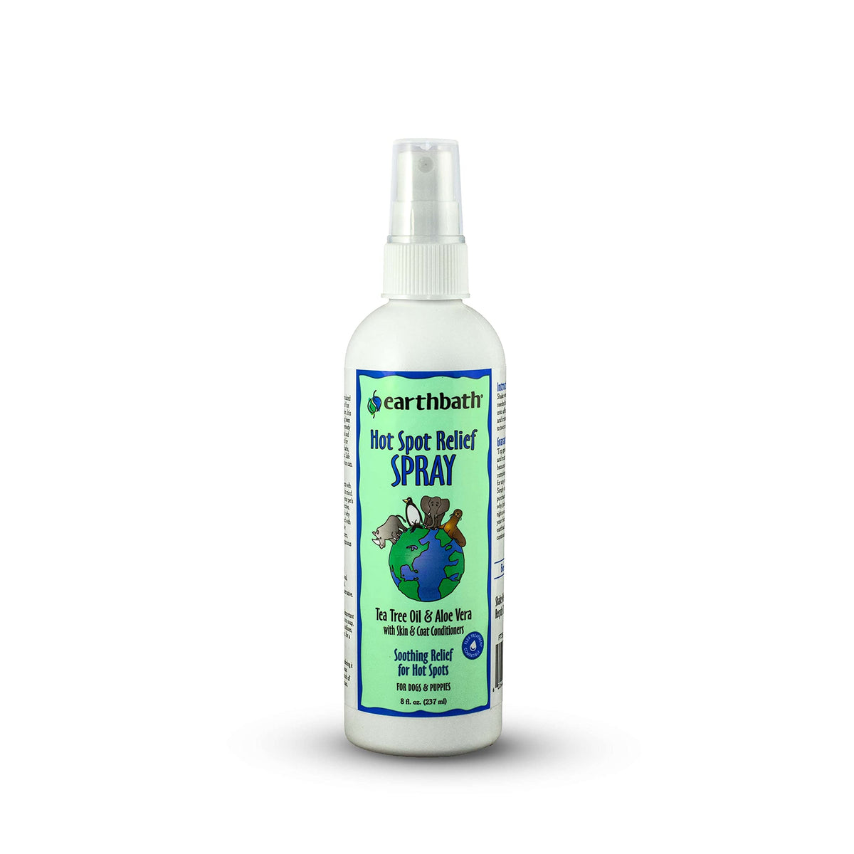 Earthbath Alivio de puntos calientes con aceite de árbol de té, uso seguro en perros.