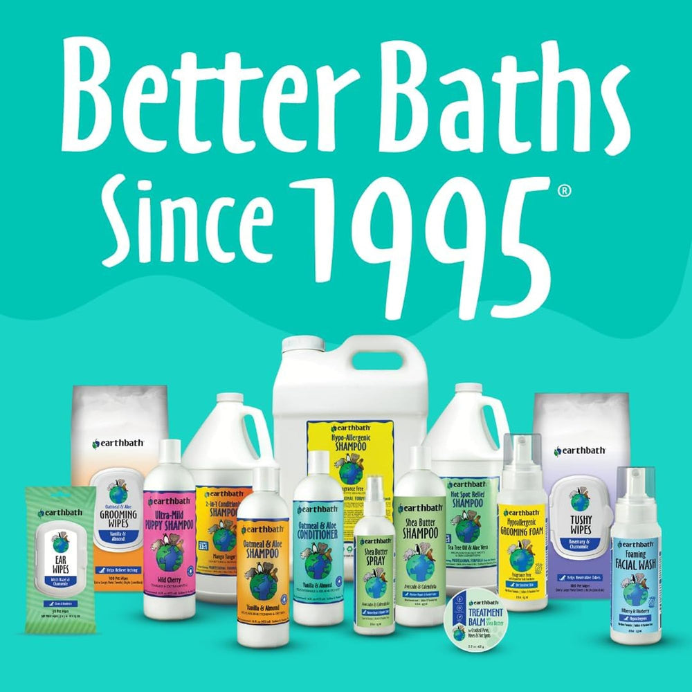 Apto para perros y gatos, cuidado práctico en casa con earthbath.