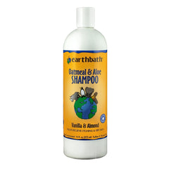 earthbath Avena y Aloe champú para perros en botella, limpieza suave y aroma agradable