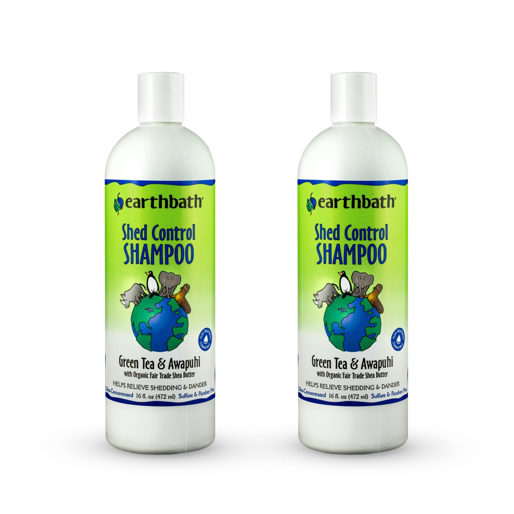 earthbath control de muda para perros y gatos, reduce la caída del pelo